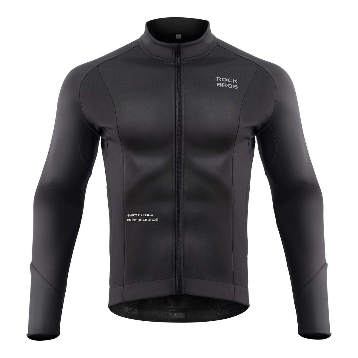 ROCKBROS Men?¡¥s Winter Cycling Jacket Thermal Windproof Softshell for Road MTB
