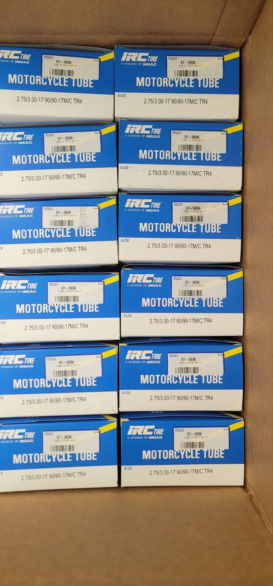 IRC Surron and Onyx Tube 2.75/3.00 - 17 90/90 - 17M/C TR4 - sku - 44184640880894 eBike Super Shop