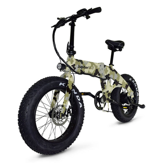 JUPITER Folding Fat Tire eBike Defiant - Folding Step Over 750 w Electric Folding eBike - Folding Ebike - eBike Super Shop