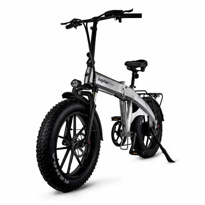 jupiter electric bicycle JUPITER Folding Fat Tire eBike Defiant Pro-Folding Step Over 750 w Electric Folding eBike