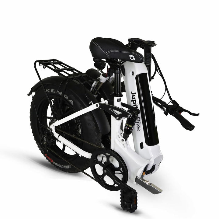 Jupiter Bike Defiant ST Fat Tire Folding Electric Bike - Refurbished White Jupiter Bike Defiant ST Fat Tire Folding Electric Bike - Refurbished White