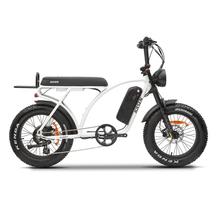 KASEN Kabbit 2.0 1000 w Moto Ebike 20x4 Fat Electric e - Moto Style eBike - Moto Style eBike - KASEN|MOTO|WHITE15AH|0204 eBike Super Shop