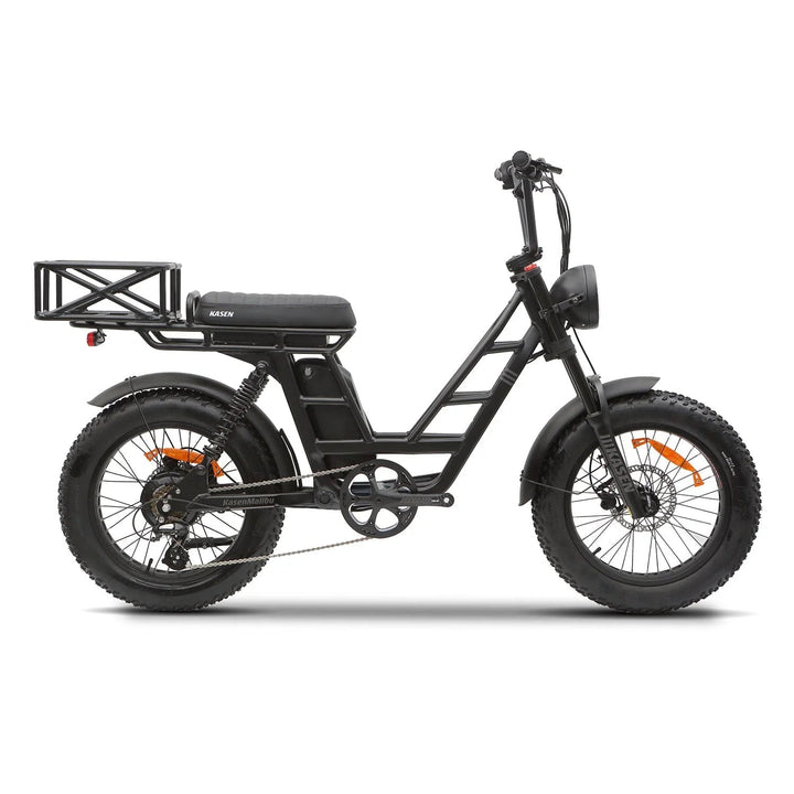 KASEN Malibu 1000 w Step Thru Ebike 20x4 Fat Electric Cargo eBike - Cargo eBike - KASEN|CARGO|BLACK|0218 eBike Super Shop