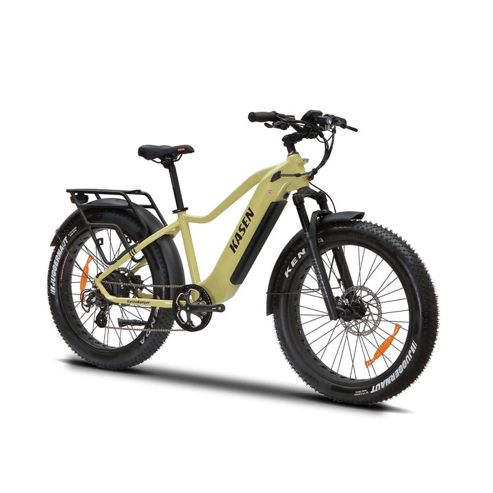 KASEN Ranger 1000 w Step Over Ebike 26x4 Fat Fat Tire Electric Beach Cruiser eBike - Fat Tire Cruiser eBike - eBike Super Shop