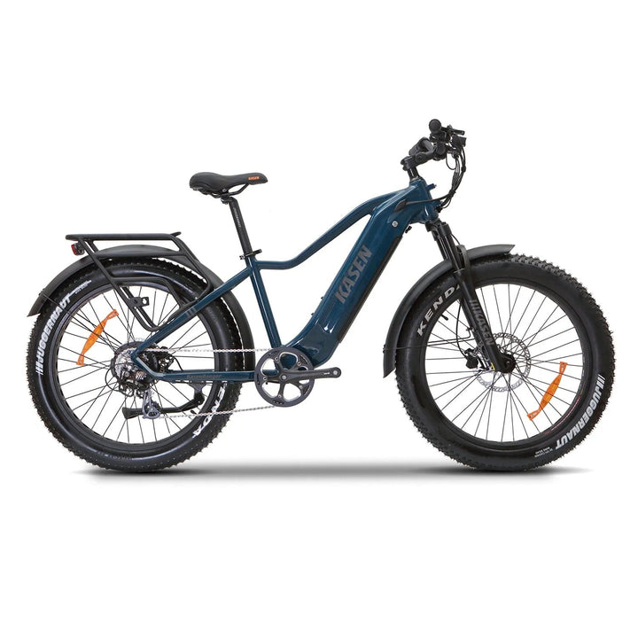 KASEN Ranger 1000 w Step Over Ebike 26x4 Fat Fat Tire Electric Beach Cruiser eBike - Fat Tire eBike - KASEN|FATT|BLUE15AH|0194 eBike Super Shop