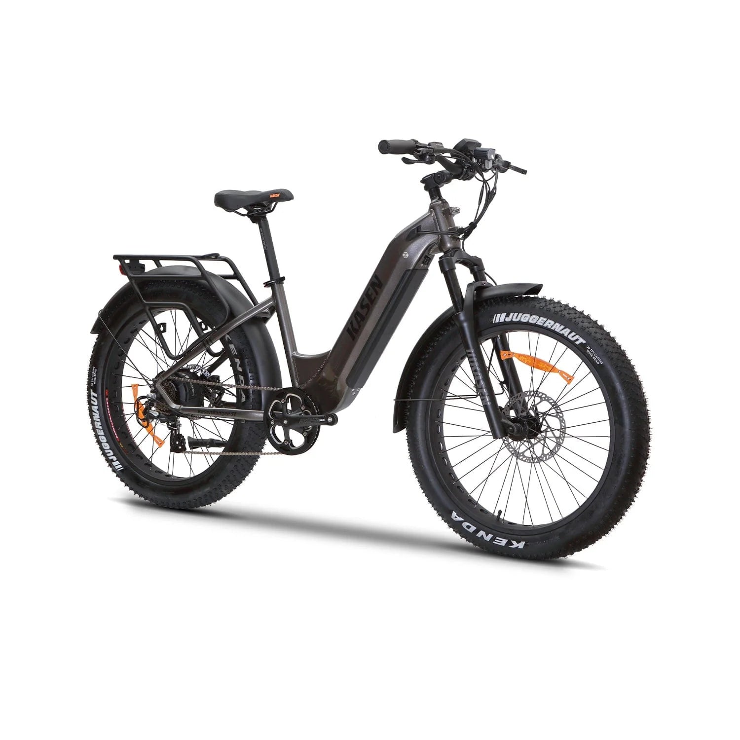 KASEN Ranger ST 2.0 750 w Step Thru Ebike 26x4 Fat Fat Tire Electric Beach Cruiser eBike - Fat Tire eBike - KASEN|FATT|BLUE15AH|0186 eBike Super Shop