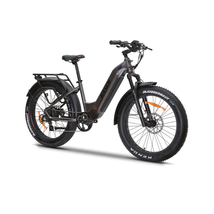 KASEN Ranger ST 2.0 750 w Step Thru Ebike 26x4 Fat Fat Tire Electric Beach Cruiser eBike - Fat Tire eBike - KASEN|FATT|BLACK15AH|0184 eBike Super Shop