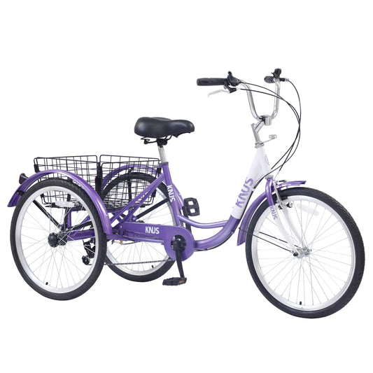 Knus Virbus 24“ Single - Speed Adult Tricycle - Tricycles - SHP - W101966197 eBike Super Shop