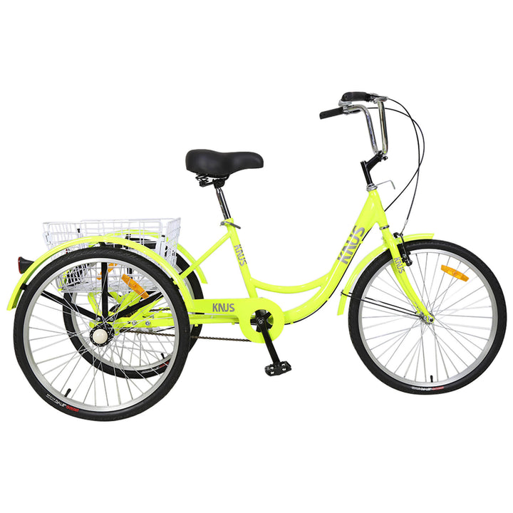 Knus Virbus 26“ Single - Speed Tricycle For Adults - Tricycles - SHP - VB - 26YE - W101952730 eBike Super Shop