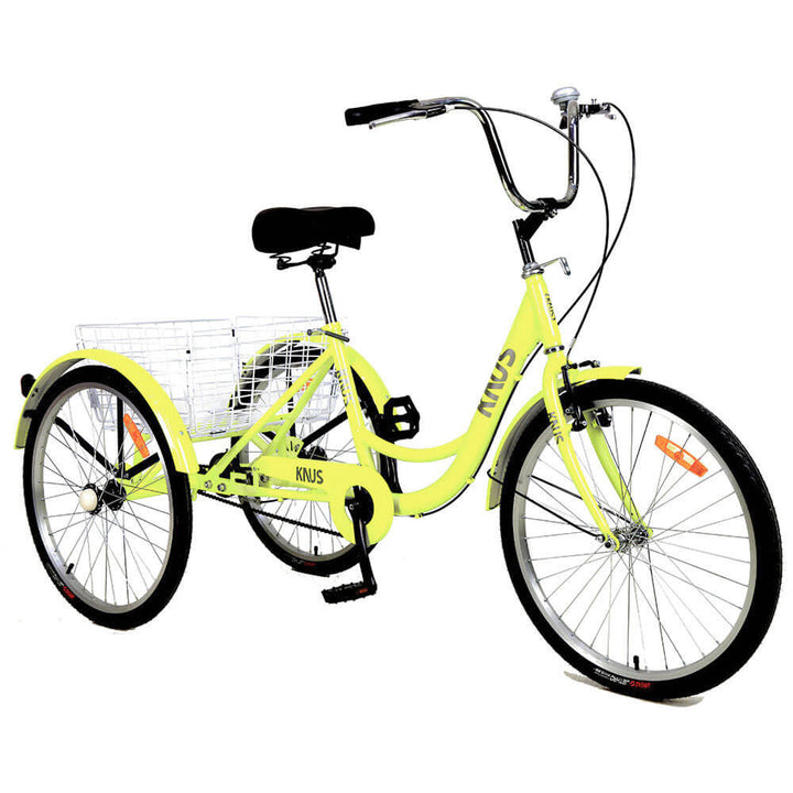 Knus Virbus 26“ Single - Speed Tricycle For Adults - Tricycles - SHP - VB - 26YE - W101952730 eBike Super Shop