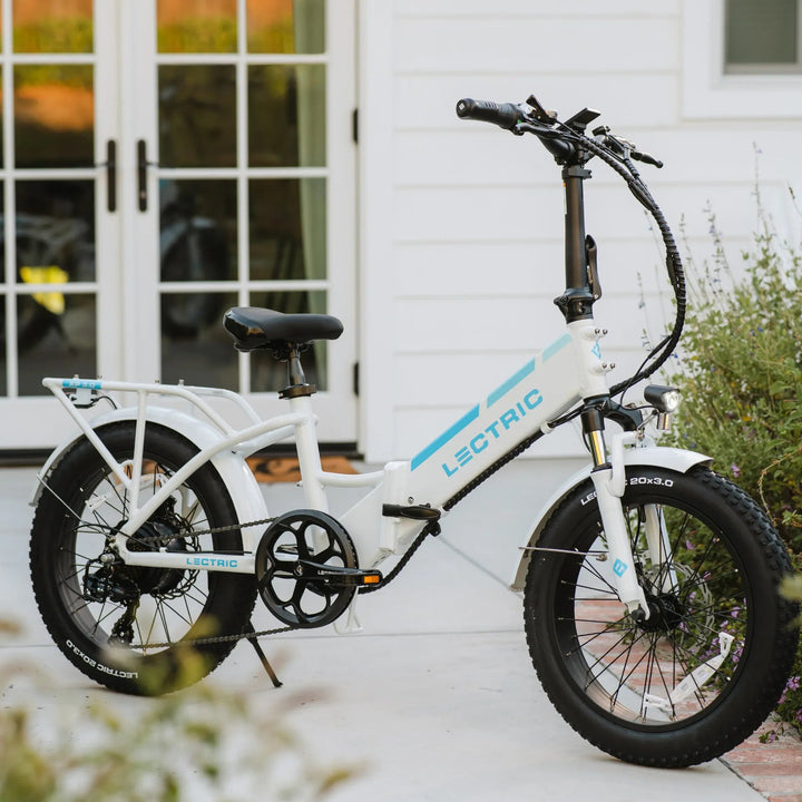 LECTRIC XP step thru 3.0 Long - Range 500 w - Fat Tire Folding Fat Tire Ebike - Folding e - Bikes Fat Tire - eBike Super Shop