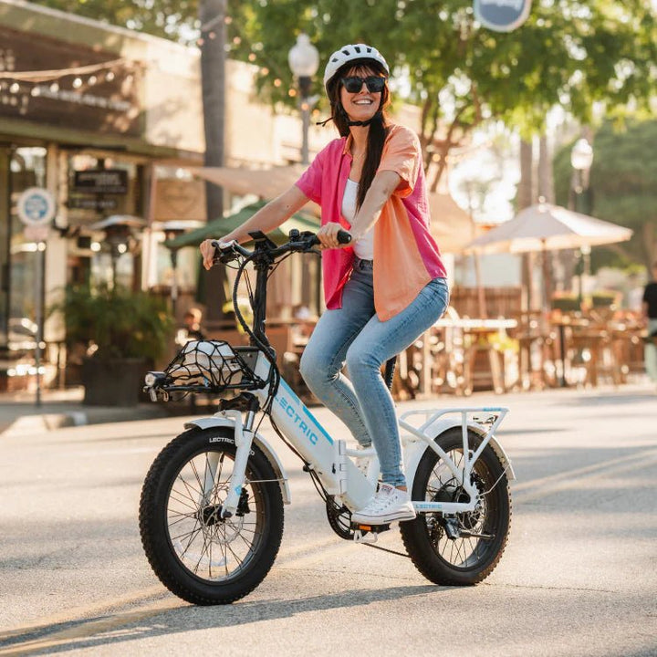 LECTRIC XP step thru 3.0 Long - Range 500 w - Fat Tire Folding Fat Tire Ebike - Folding e - Bikes Fat Tire - eBike Super Shop