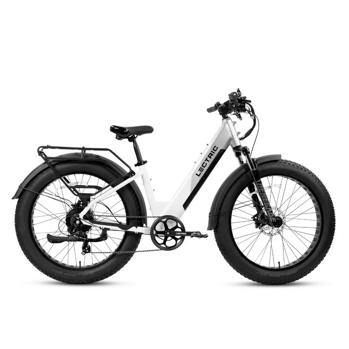 LECTRIC XPeak Step - Thru 750 w - Fat Tire Electric Fat Tire Trail eBike - Mountain eBike - eBike Super Shop