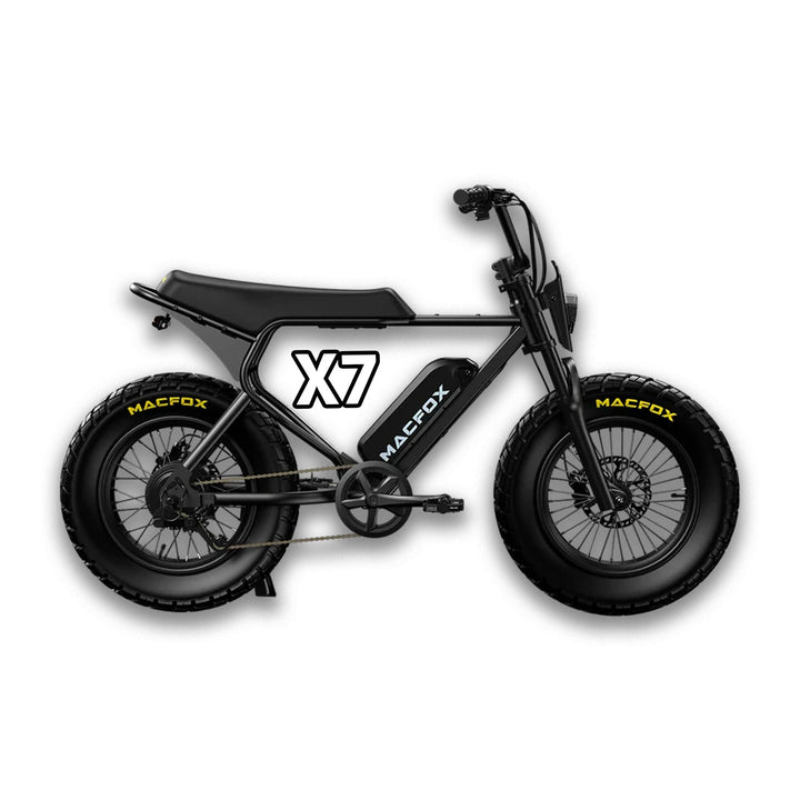 MACFOX X7 - Step Over - Macfox - X7 - eBike - Black - Box eBike Super Shop