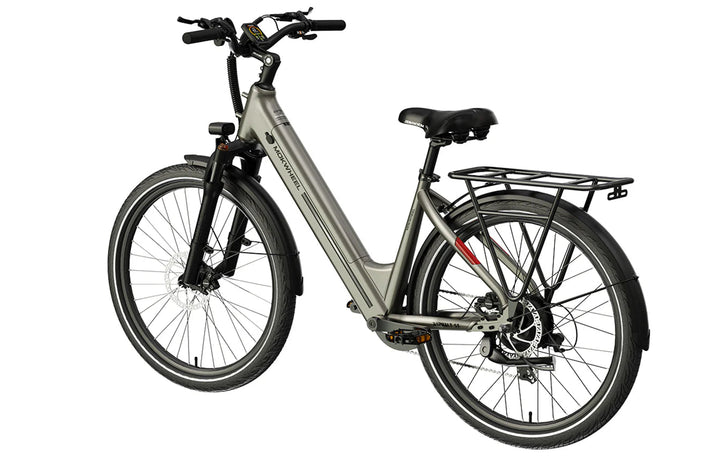 MOKWHEEL Asphalt ST 500 w Step Thru Ebike 27.5x2.4 Urban Electric Beach Cruiser eBike - Step Thru eBike - MOKWH|ROAD|WHITE|0146 eBike Super Shop