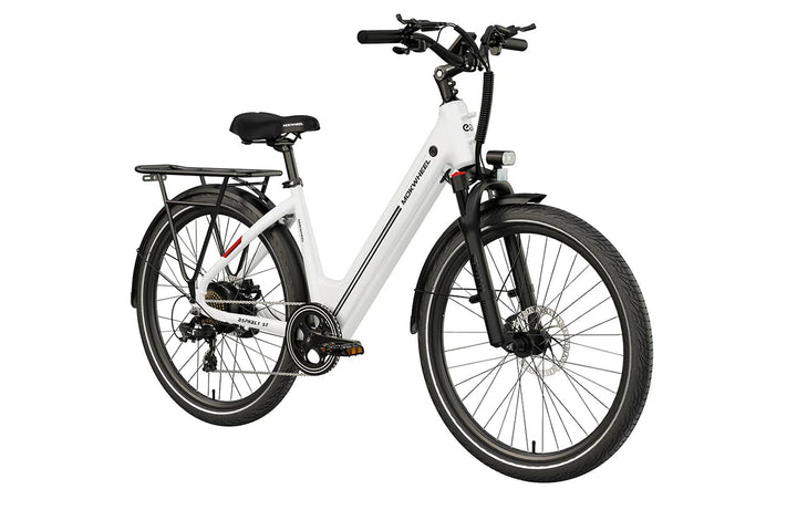 MOKWHEEL Asphalt ST 500 w Step Thru Ebike 27.5x2.4 Urban Electric Beach Cruiser eBike - Step Thru eBike - MOKWH|ROAD|WHITE|0146 eBike Super Shop