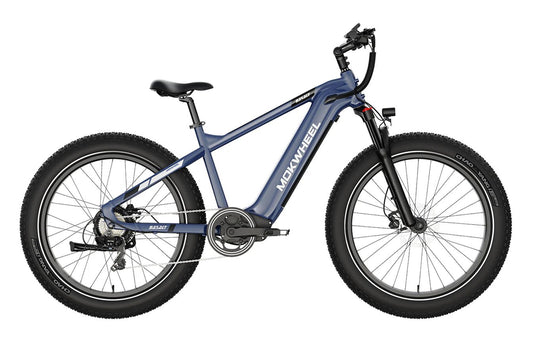 MOKWHEEL Basalt 750 w Step Over Ebike 26x4 Fat Tire Fat Tire Electric Beach Cruiser eBike - Fat Tire Cruiser eBike - eBike Super Shop