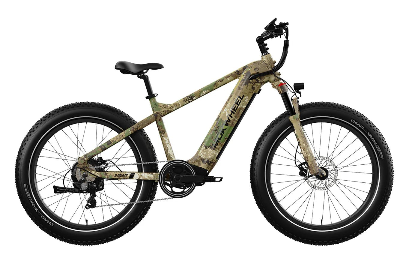MOKWHEEL Basalt 750 w Step Over Ebike 26x4 Fat Tire Fat Tire
