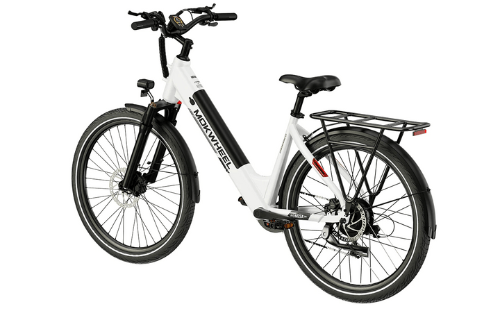 MOKWHEEL Mesa Light ST 2.0 350 w Step Thru Ebike 27.5x2.4 Urban Electric Beach Cruiser eBike - Road eBike - eBike Super Shop