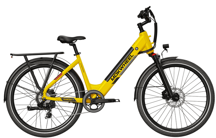 MOKWHEEL Mesa Light ST 2.0 350 w Step Thru Ebike 27.5x2.4 Urban Electric Beach Cruiser eBike - Road eBike - eBike Super Shop