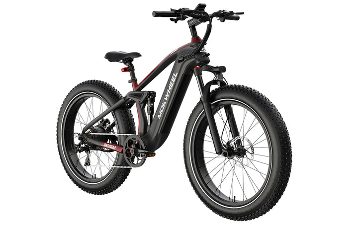 MOKWHEEL Obsidian 1000 w Step Over Ebike 26x4 Fat Tire Fat Tire Electric Beach Cruiser eBike - Fat Tire Cruiser eBike - eBike Super Shop