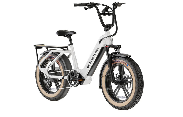 MOKWHEEL Scoria 750 w Step Thru Ebike 20x4 Fat Tire Electric Cargo eBike - Cargo eBike - eBike Super Shop