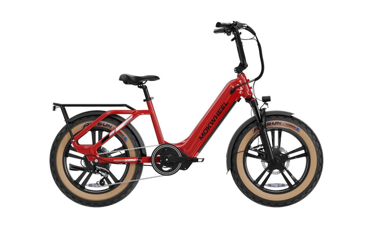 MOKWHEEL Scoria 750 w Step Thru Ebike 20x4 Fat Tire Electric Cargo eBike - Cargo eBike - eBike Super Shop