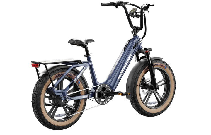 MOKWHEEL Scoria 750 w Step Thru Ebike 20x4 Fat Tire Electric Cargo eBike - Cargo eBike - MOKWH|CARGO|WHITE|0132 eBike Super Shop