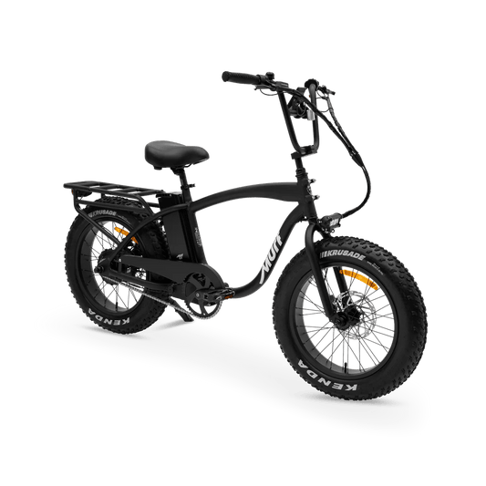 MURF Electric Urban eBike Higgs - 52v 750 w Fat Tire Electric Beach Cruiser eBike - Fat Tire Cruiser eBike - MURF| Higgs BLACK|2289 eBike Super Shop