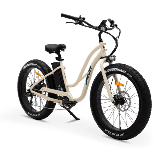 MURF Fat Murf Step - Thru Electric Urban eBike - 52v 750 w Electric Beach Cruiser eBike - Fat Tire Cruiser eBike - MURF|BONE|2317 eBike Super Shop