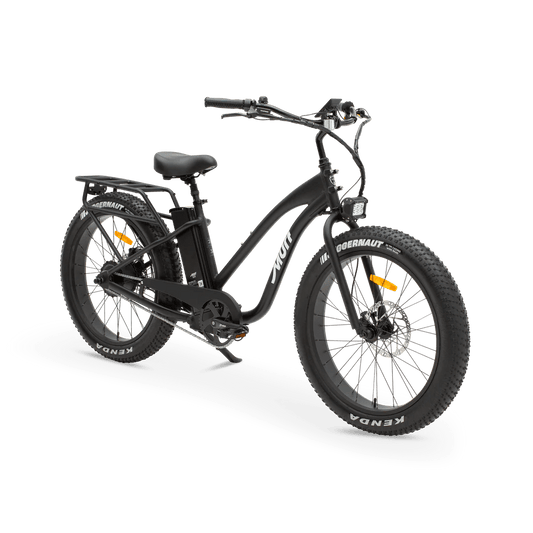 MURF Fat Tire Electric Beach Cruiser eBike Alpha ST - 52v 750 w Electric Beach Cruiser eBike - Fat Tire Cruiser eBike - MURF|BLACK|2293 eBike Super Shop