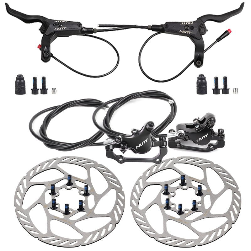 NUTT Electric Bicycle 2 - PIN Power - off Hydraulic Disc Brake Kit - bicycle parts - SHP - AD5_180_L eBike Super Shop