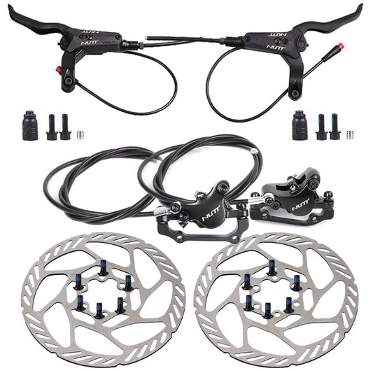 NUTT Electric Bicycle 2 - PIN Power - off Hydraulic Disc Brake Kit - bicycle parts - SHP - AD5_180_L eBike Super Shop