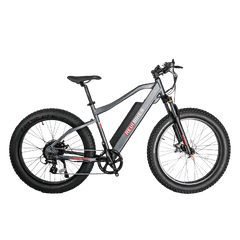 OB eBikes REVI Predator 750 w Ready to Ride Step Over Ebike 26x4 Electric Fat Tire Mountain eBike