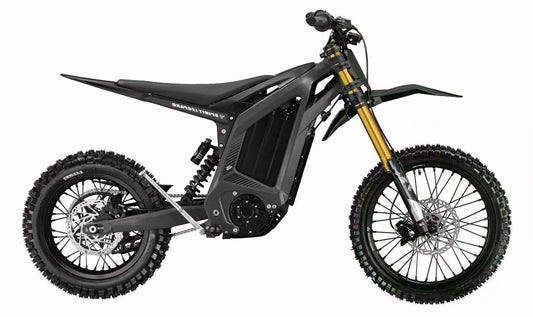 eMOTO Arctic Leopard Spirit Leopard XF Pro electric bike in green, shown in its original black box packaging