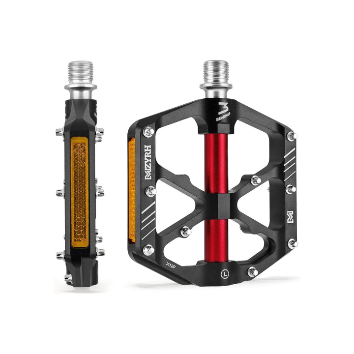 eBike Pedals - Alloy - w/Reflectors - Black - In Store
