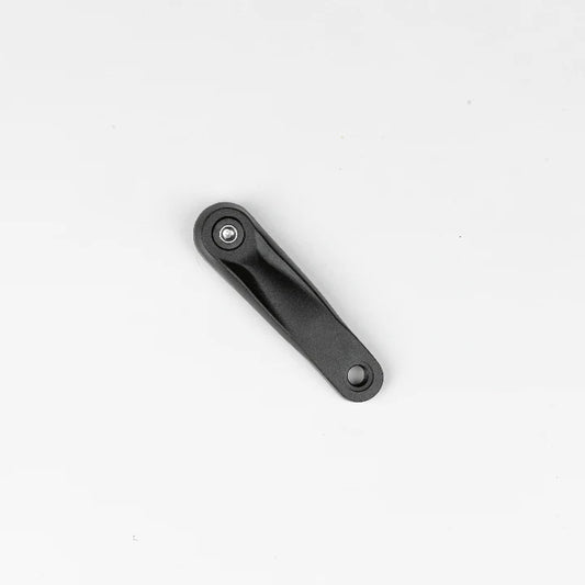 Left-side eBike crank arm for Super73, black metal component shown on white background