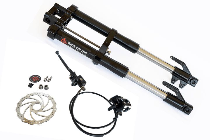 Razor MX/SX/RSF Fork Fully Bolt - On Suspension Upgrade Kit - Razor Forks - FBKBLKMDN630 eBike Super Shop