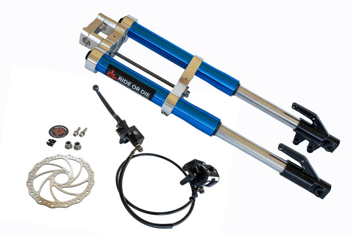 Razor MX/SX/RSF Fork Fully Bolt - On Suspension Upgrade Kit - Razor Forks - FBKBLUCHR630 eBike Super Shop