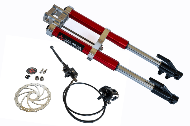 Razor MX/SX/RSF Fork Fully Bolt - On Suspension Upgrade Kit - Razor Forks - FBKRDCHR630 eBike Super Shop