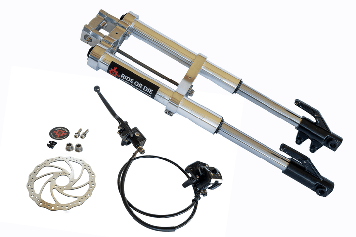 Razor MX/SX/RSF Fork Fully Bolt - On Suspension Upgrade Kit - Razor Forks - FBKSLRCHR630 eBike Super Shop