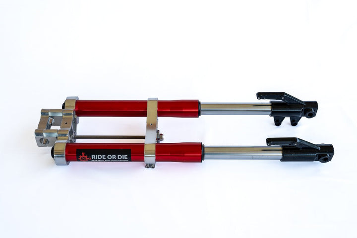 Razor MX/SX/RSF Fork Fully Bolt - On Suspension Upgrade Kit - Razor Forks - FRBKBLKCHR630 eBike Super Shop