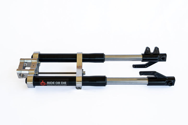 Razor MX/SX/RSF Fork Fully Bolt - On Suspension Upgrade Kit - Razor Forks - FRBKBLKCHR630 eBike Super Shop