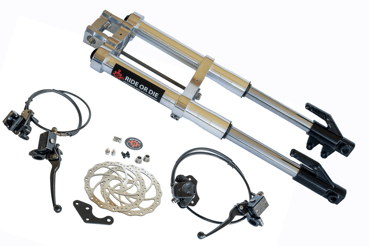 Razor MX/SX/RSF Fork Fully Bolt - On Suspension Upgrade Kit - Razor Forks - FRBKSLRCHR630 eBike Super Shop