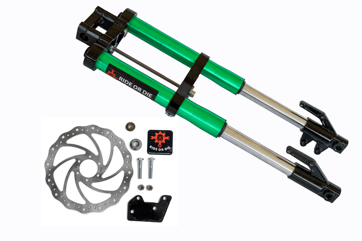 Razor MX/SX/RSF Fork Fully Bolt - On Suspension Upgrade Kit - Razor Forks - STKGRNMDN630 eBike Super Shop