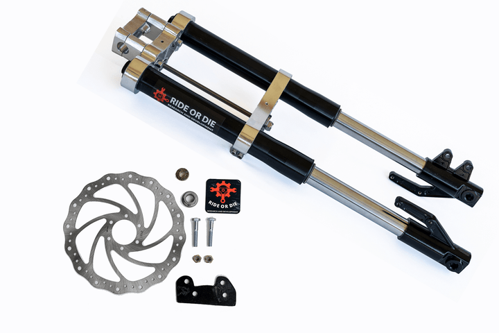 Razor MX/SX/RSF Fork Fully Bolt - On Suspension Upgrade Kit - Razor Forks - ZMBLKCHR630 eBike Super Shop