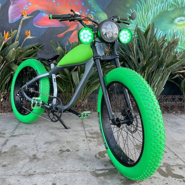 REVI Cheetah Plus – Cheeba Edition 750W Custom Electric Fat Tire eBike | eBike Super Shop