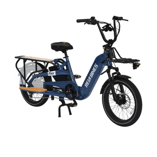 REVI Flux 750w Step Thru Ebike 20x2.4 Fat Tire Mini Fat Tire Electric Cargo eBike - Cargo eBike - eBike Super Shop