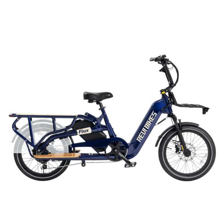 REVI Flux 750w Step Thru Ebike 20x2.4 Fat Tire Mini Fat Tire Electric Cargo eBike - Cargo eBike - eBike Super Shop