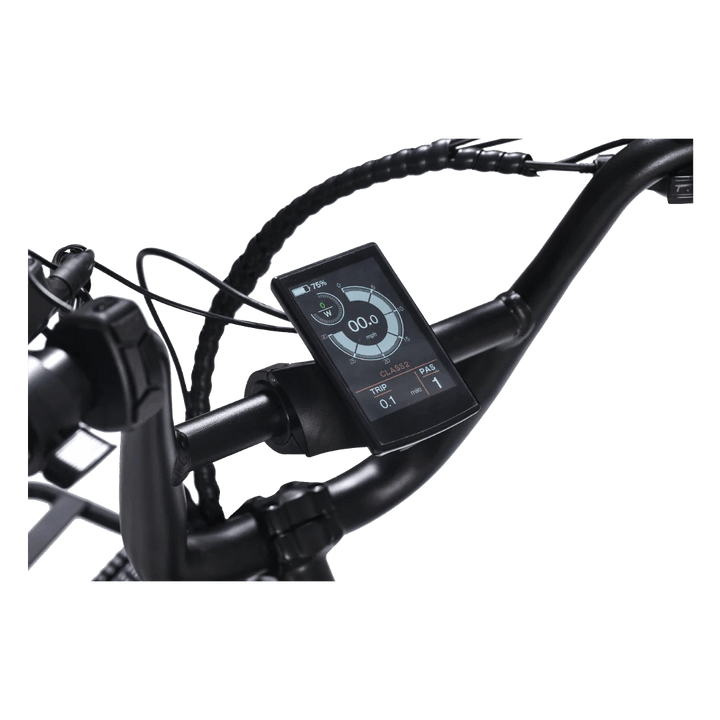 REVI Flux 750w Step Thru Ebike 20x2.4 Fat Tire Mini Fat Tire Electric Cargo eBike - Cargo eBike - REVI|CARGO|DARK|0046 eBike Super Shop